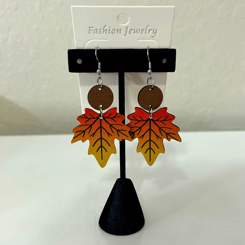 Fall Leaf Earrings